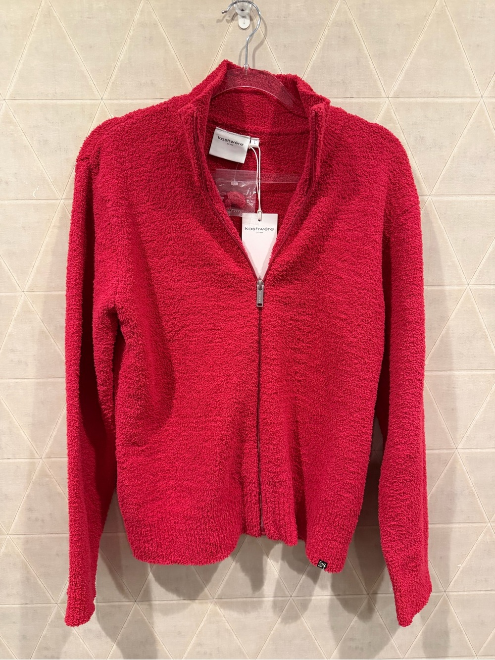KASHWERE Women's Full Zip Jacket, NWT